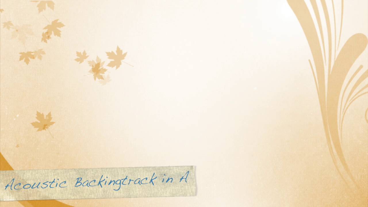 Acoustic Backingtrack in A (Mixolydian)