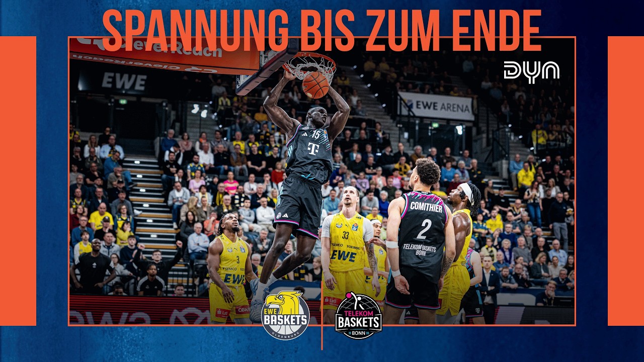 Highlights: EWE Baskets Oldenburg - Telekom Baskets Bonn | easyCredit BBL | Dyn Basketball