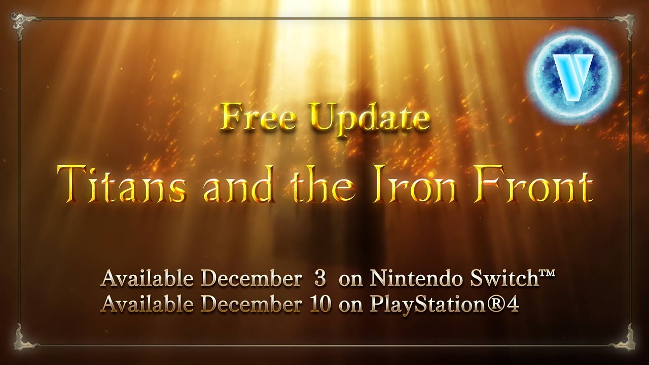 TITANS AND THE IRON FRONT Update for Brigandine The Legend of Runersia (Switch and PS4)
