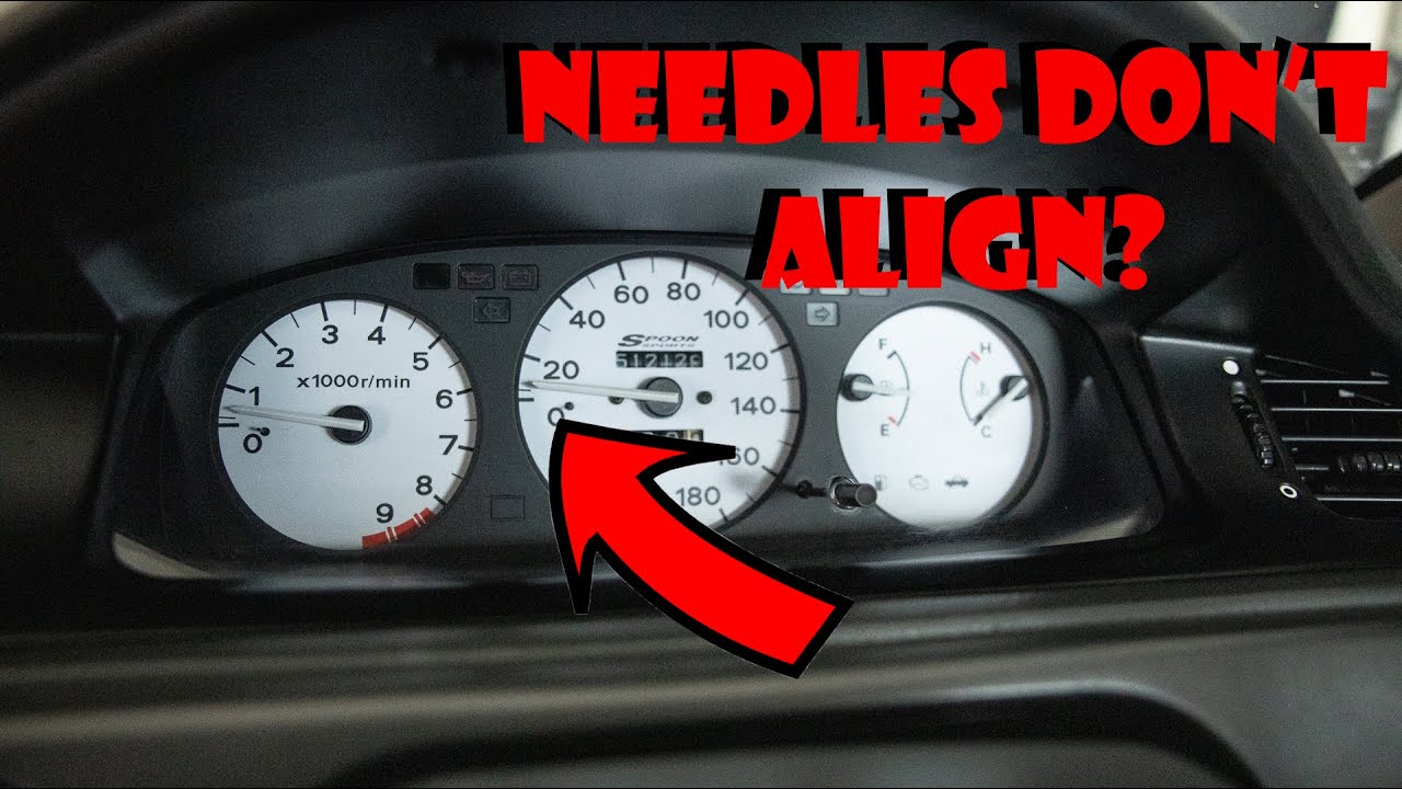 Как откалибровать стрелки на блоке приборов | На примере Civic B16