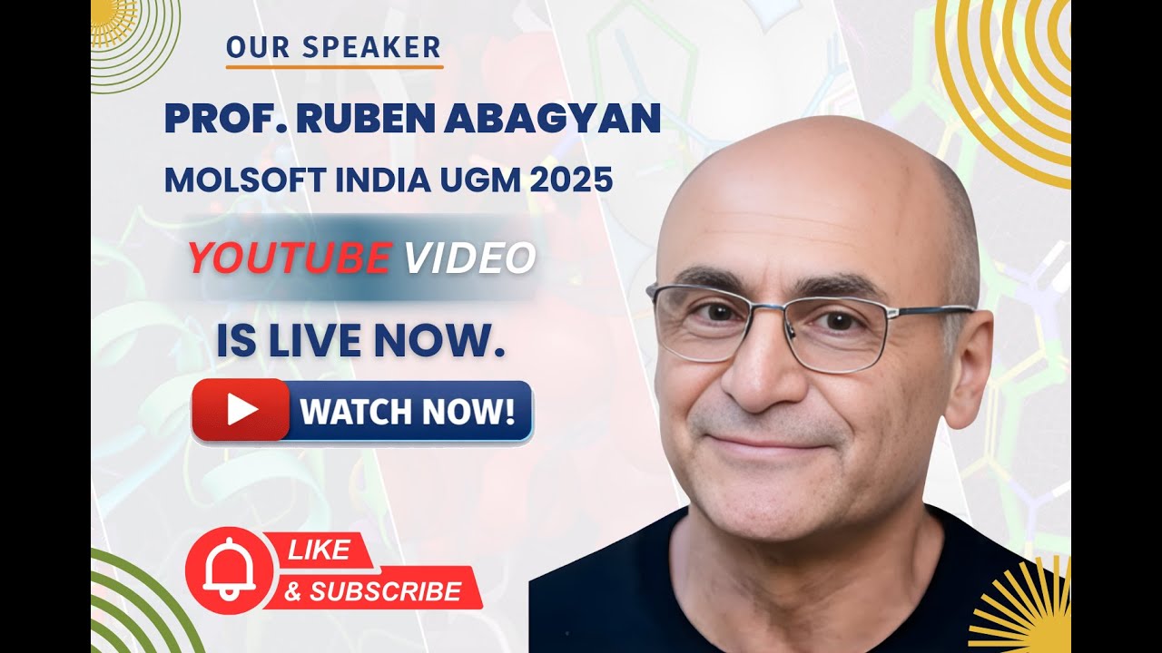 Molsoft India UGM 2025 - Speaker Dr. Ruben Abagyan