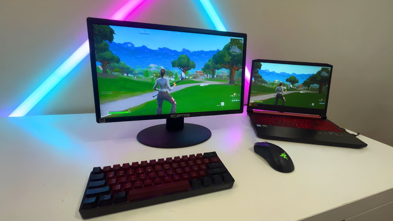 So I Played On My FIRST Ever Gaming Setup...