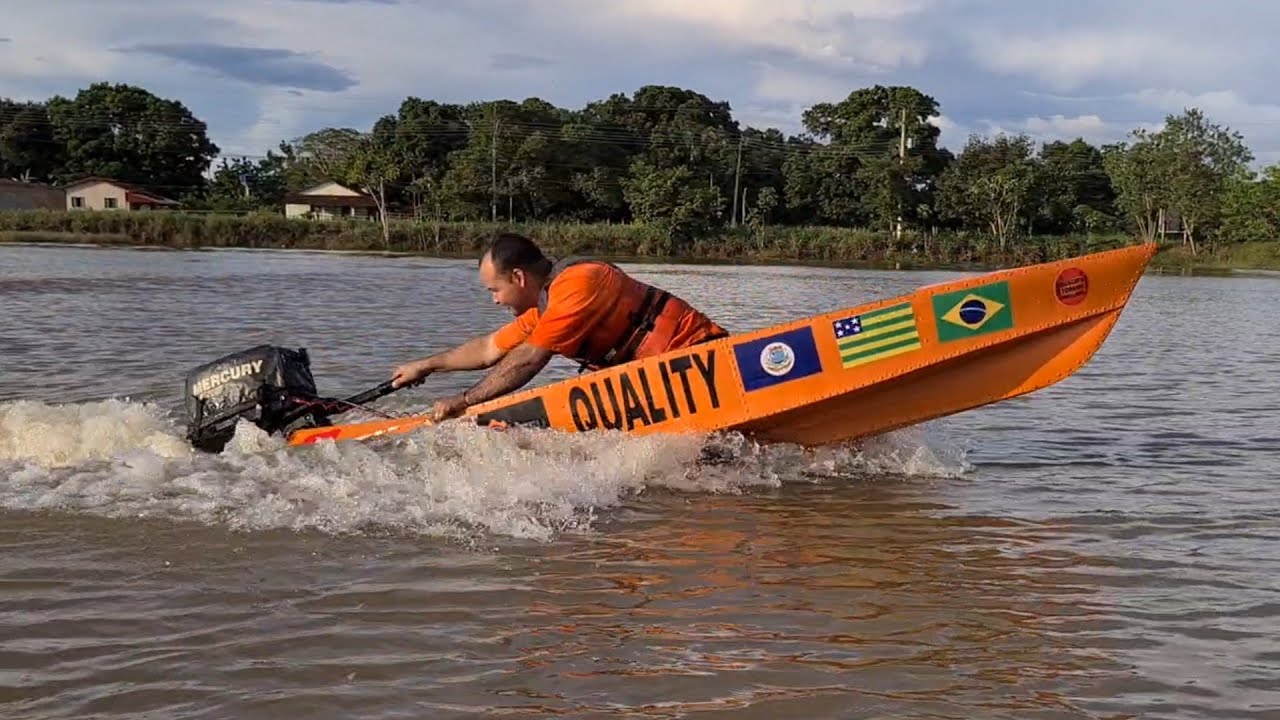 Homemade boat,barco caseiro
