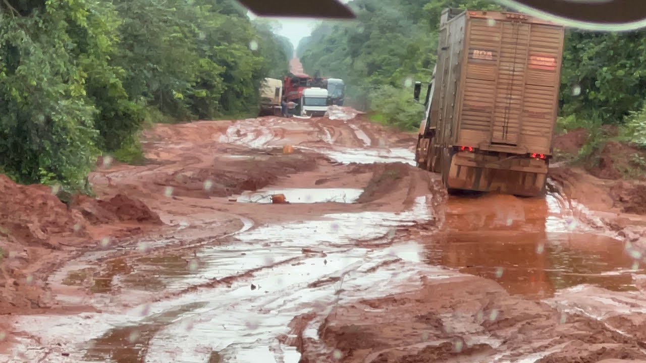NÃO TEM MAS ESTRADA!!! XINGU. CARRETA BOIADEIRA AO EXTREMO!!!