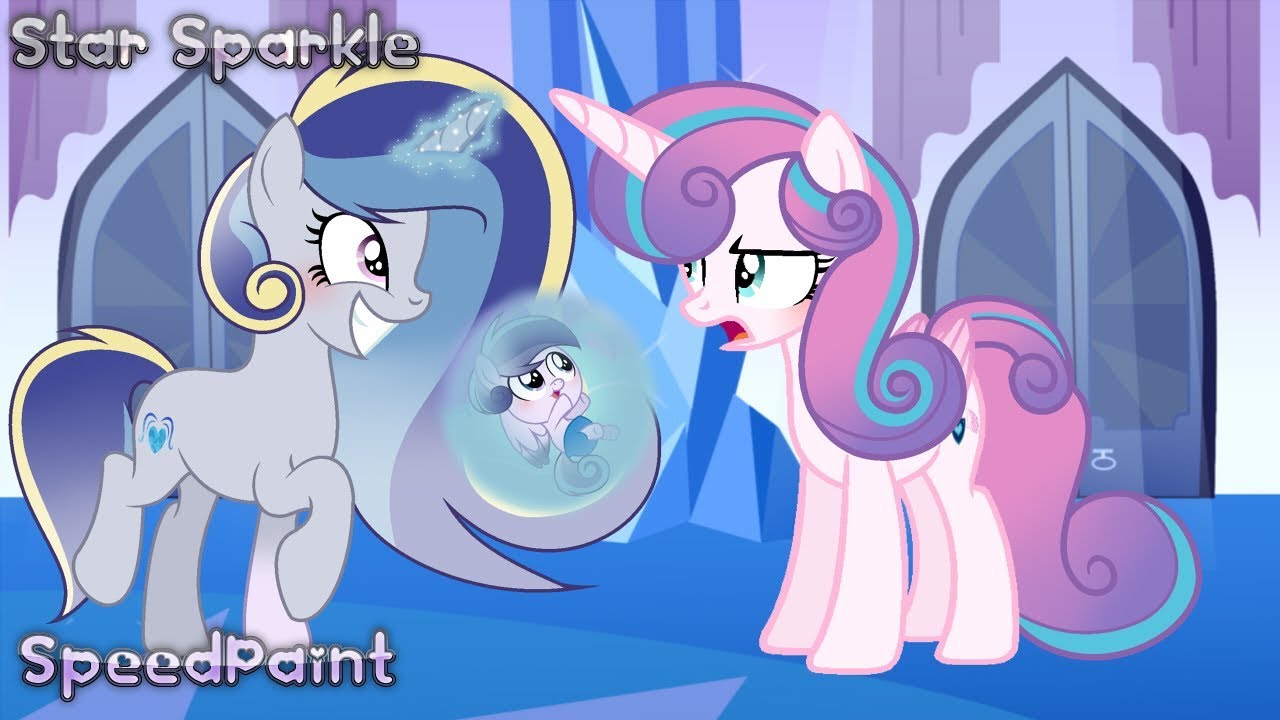 【MLP SPEEDPAINT】Our new brother was born(Next Gen)(Base Edit)[A leap into the past P4]