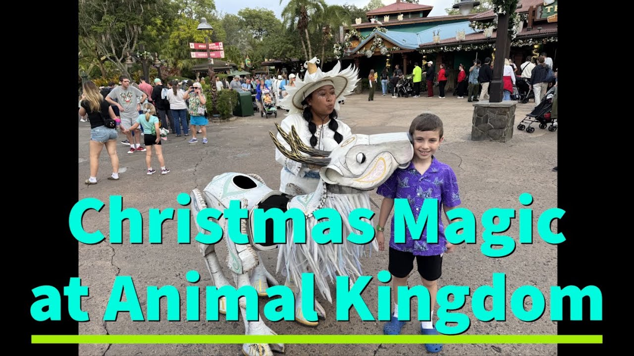 Рождественская магия в Animal Kingdom 2025. День 4 | Видеоблог о Disney World
