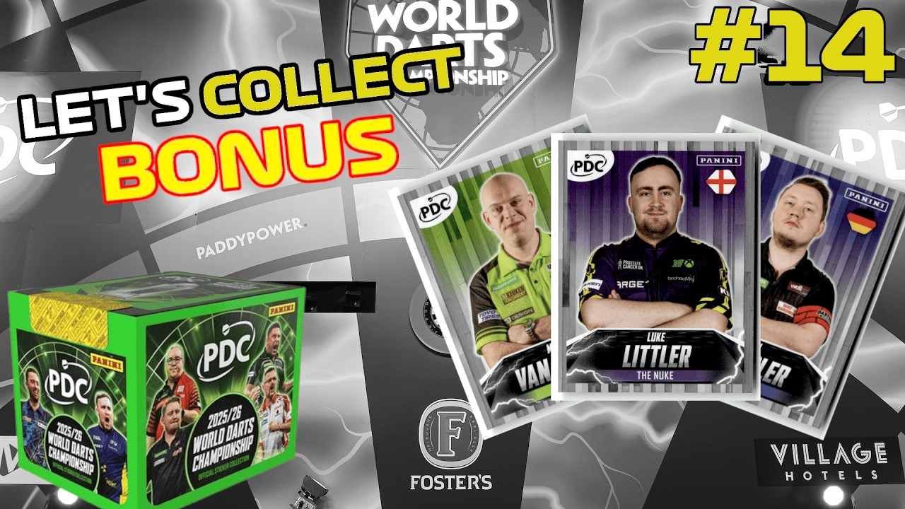 DAS FINALE von PANINI DARTS WM World Championship STICKER 2025/26 🎯 LETS COLLECT #14 😱🔥