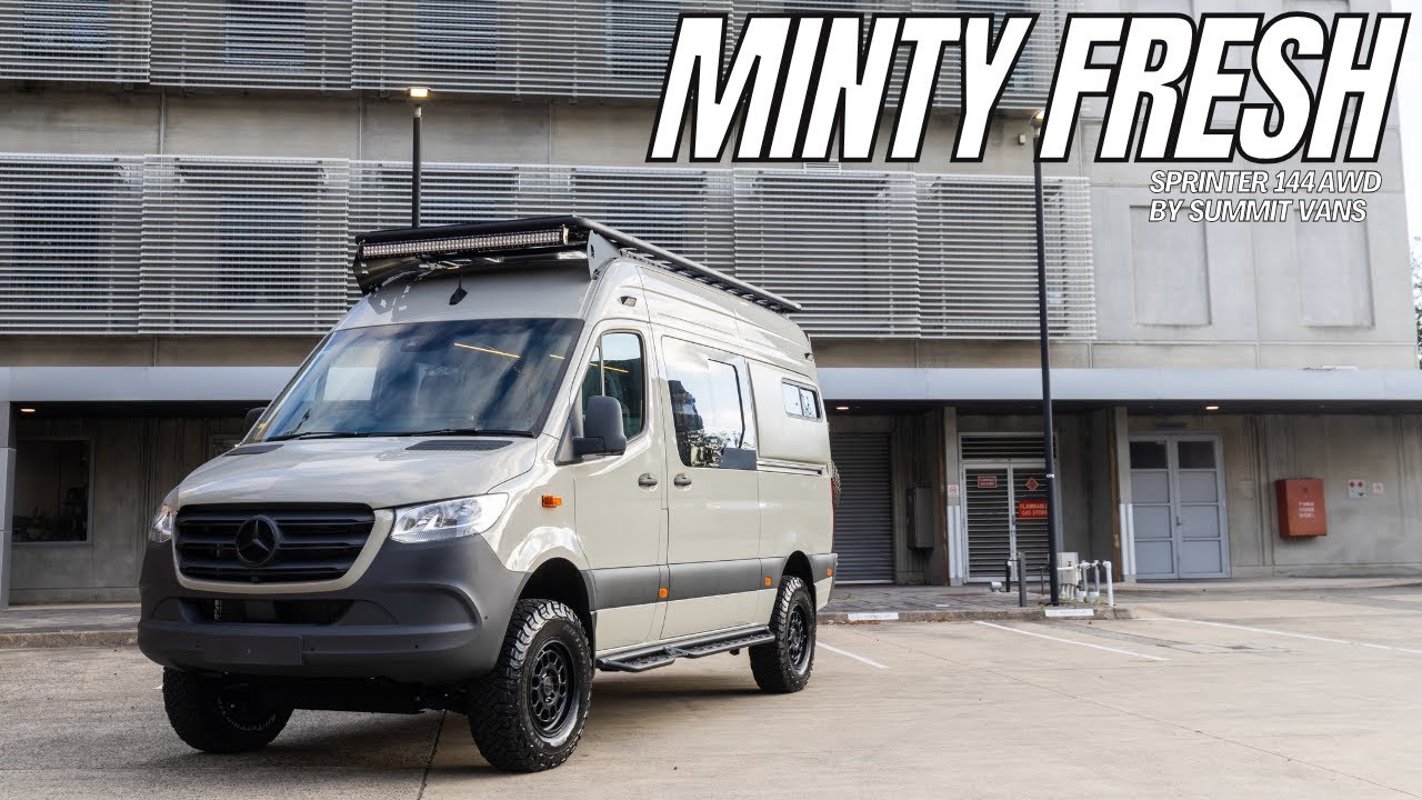 ОБЗОР ФУРГОНА - МЯТНАЯ СВЕЖЕСТЬ - SUMMIT M4 AWD 144 Sprinter готов к покорению Западной Австралии