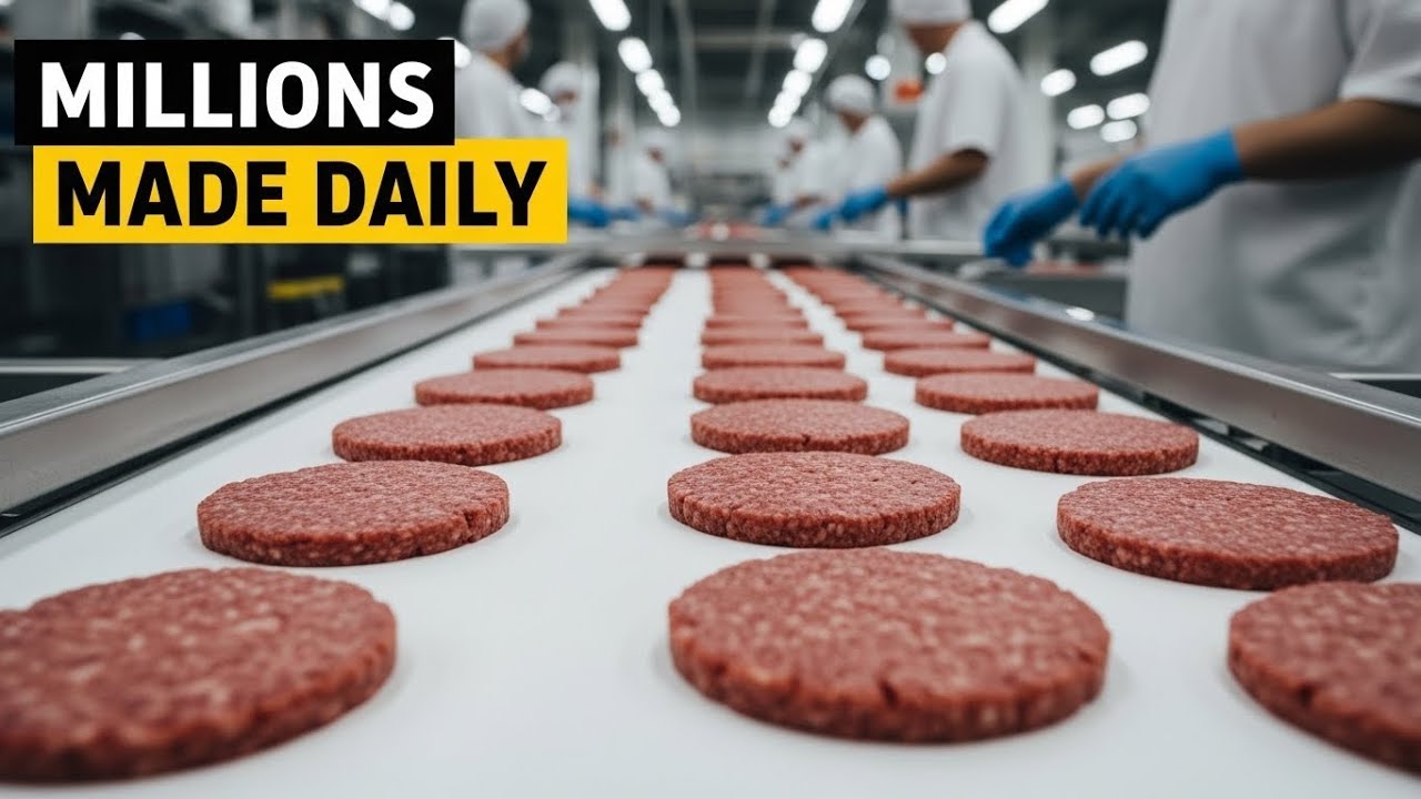 How Millions of Fast-Food Burgers Are Made Every Day in the USA