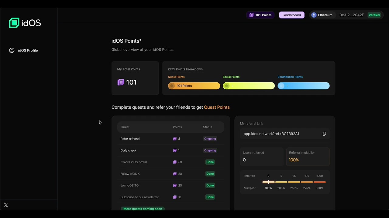 🪂 TESTNET 🪂 idOS 😱💰