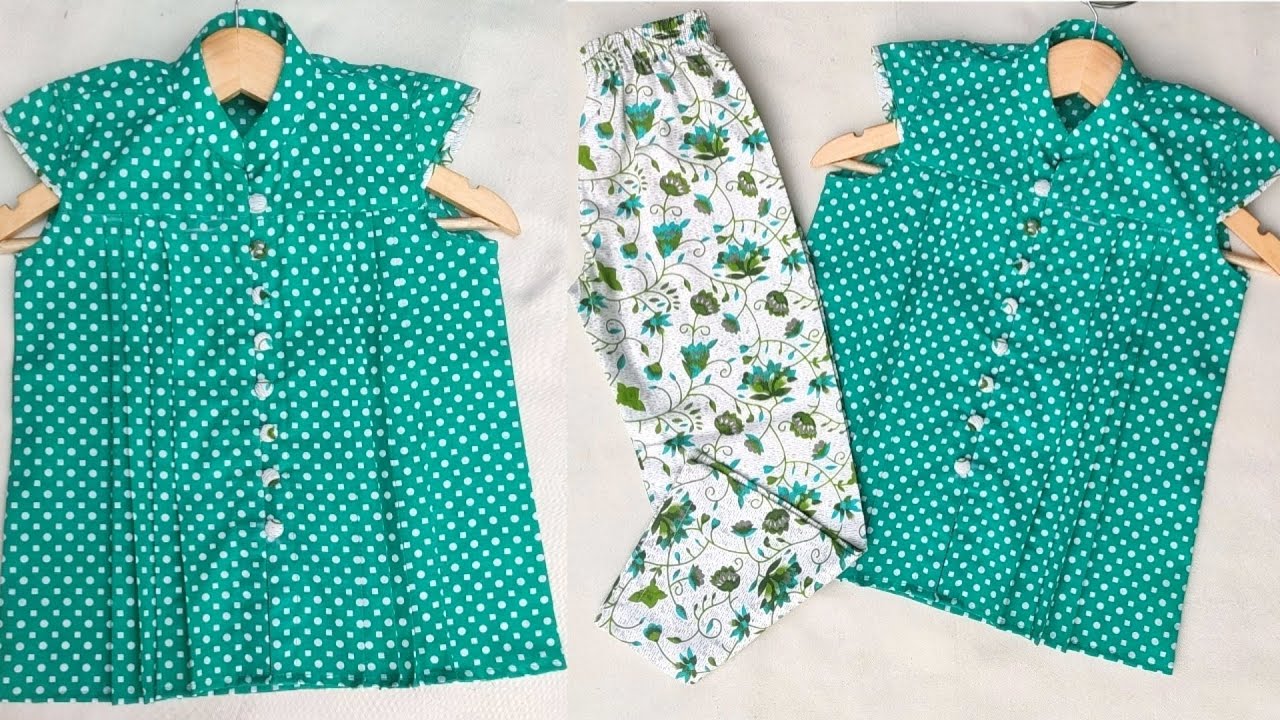 Kids top and plazzo cutting and stitching/6-7 years baby girl top with plazzo