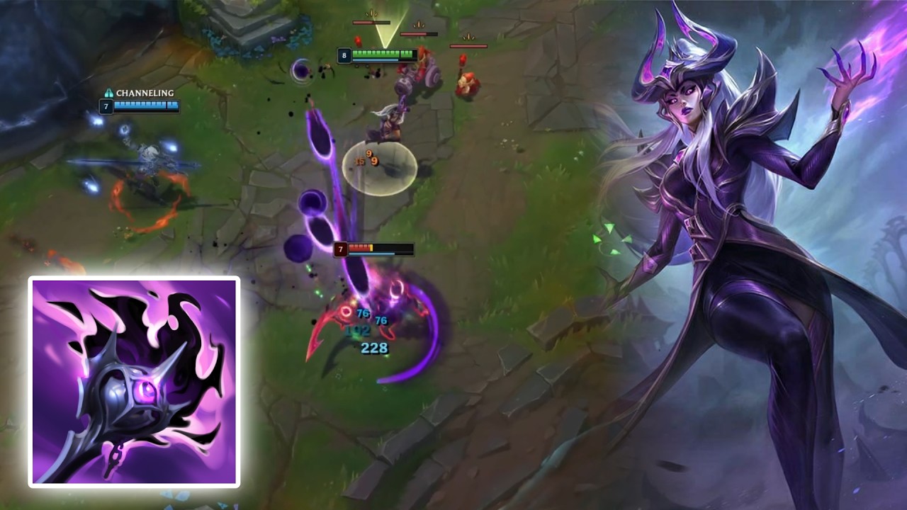 Challenger Syndra: вражеский мидер практически полностью сдался