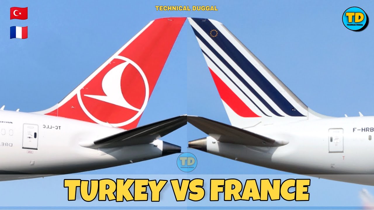 Turkish Airlines Vs Air France Comparison 2022! 🇹🇷 Vs 🇫🇷