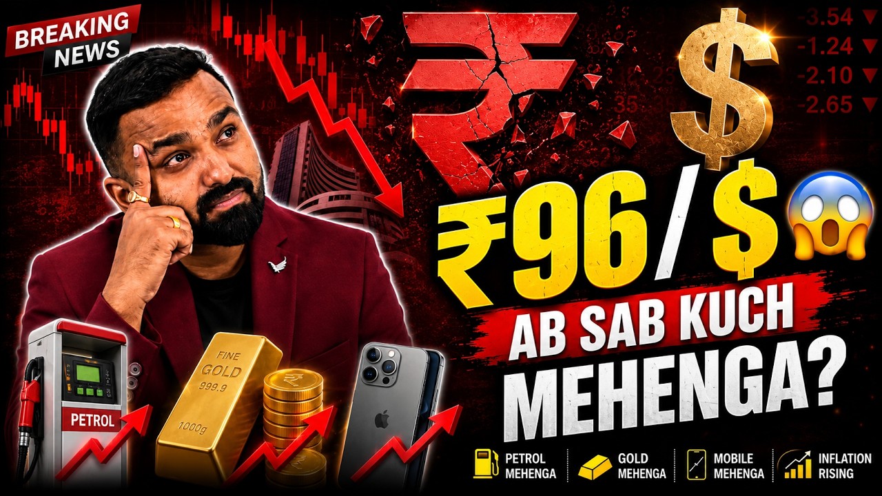 Indian Rupee is Falling Fast! 😨 Here's the Real Impact on Common Man | CA. Jai Chawwla