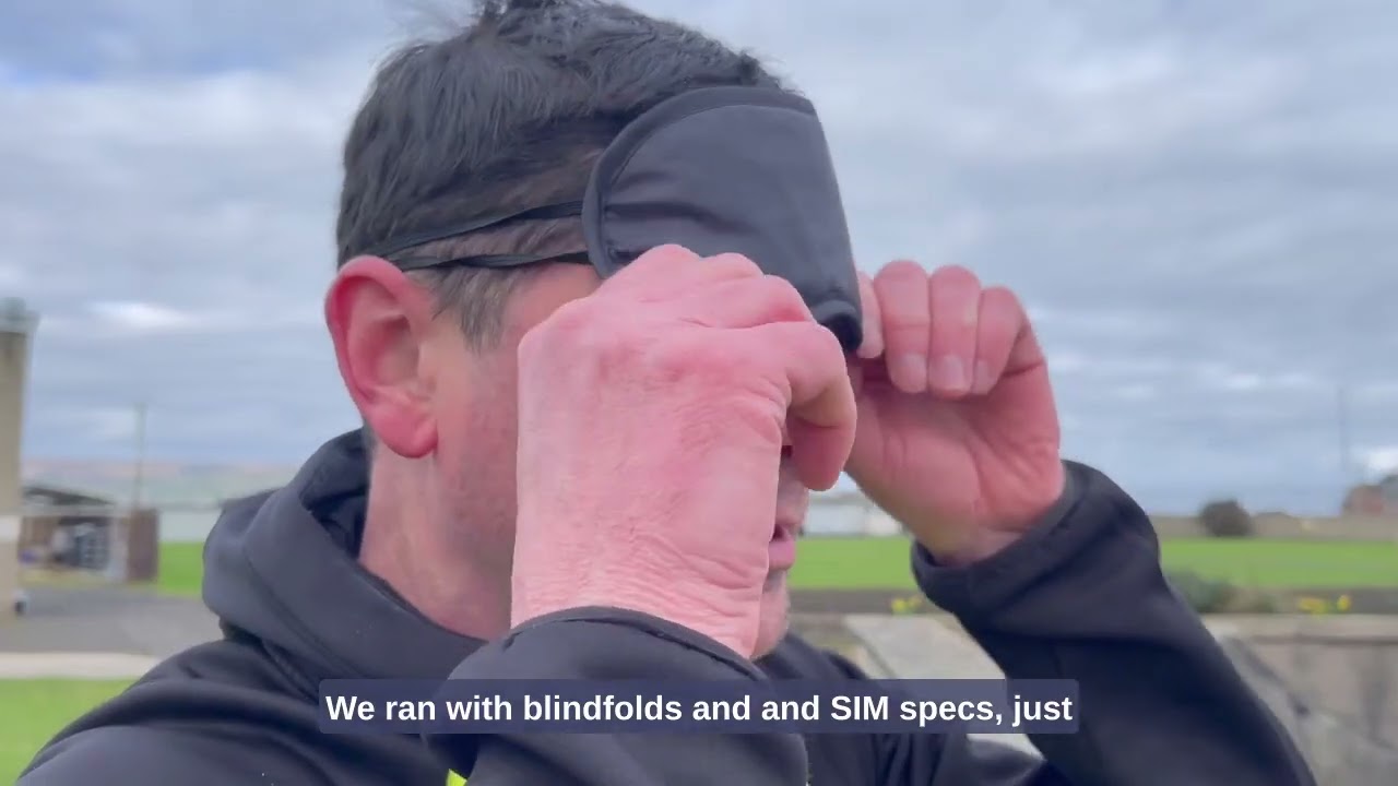 Guide Runners training at Magilligan Prison