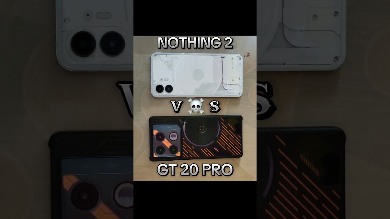 Infinix GT 20 Pro VS  Nothing phone 2 gaming test 🥷⚡#infinixgt20pro #nothing #freefire