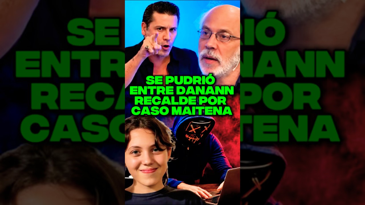 SE PUDRI&Oacute; ENTRE DANANN Y RECALDE POR CASO MAITENA #javiermilei #milei
