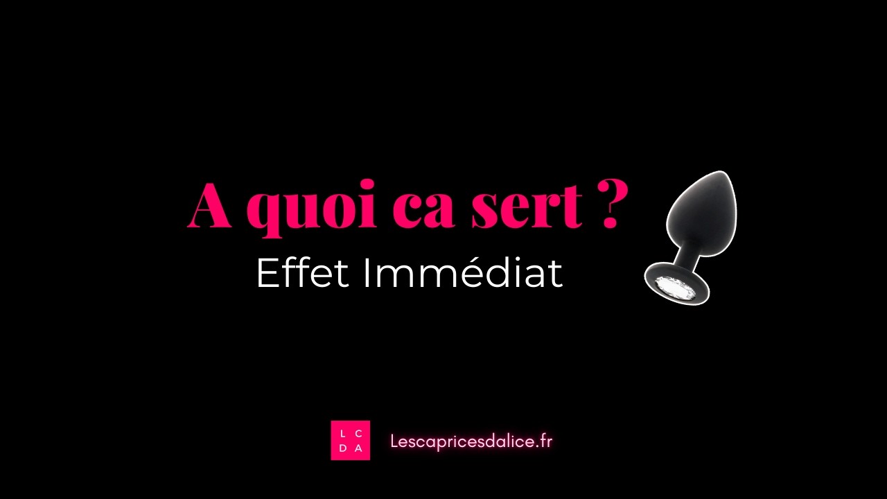 &Agrave; quoi &ccedil;a sert VRAIMENT un plug anal ?