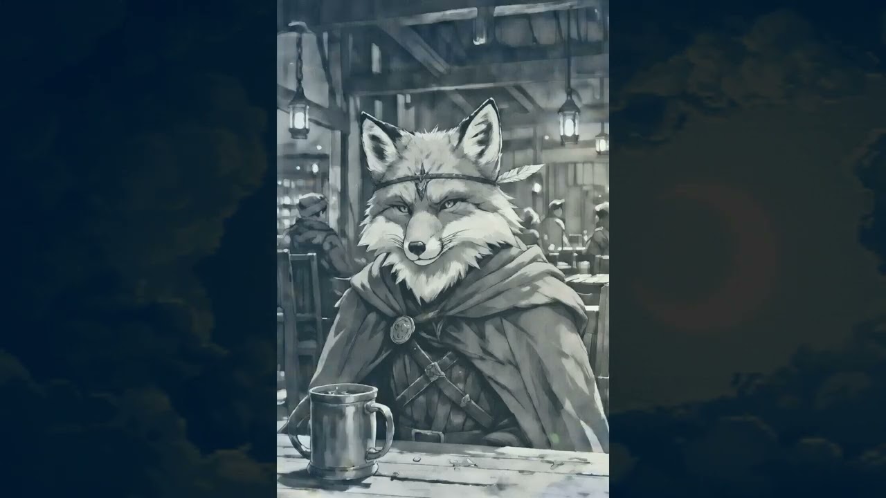 The Tale of The Fox Mage That Chills in the Tavern Down the Street