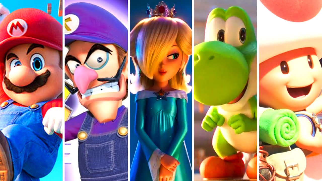 Super Mario Galaxy Movie - ALL CHARACTERS (2026) HD