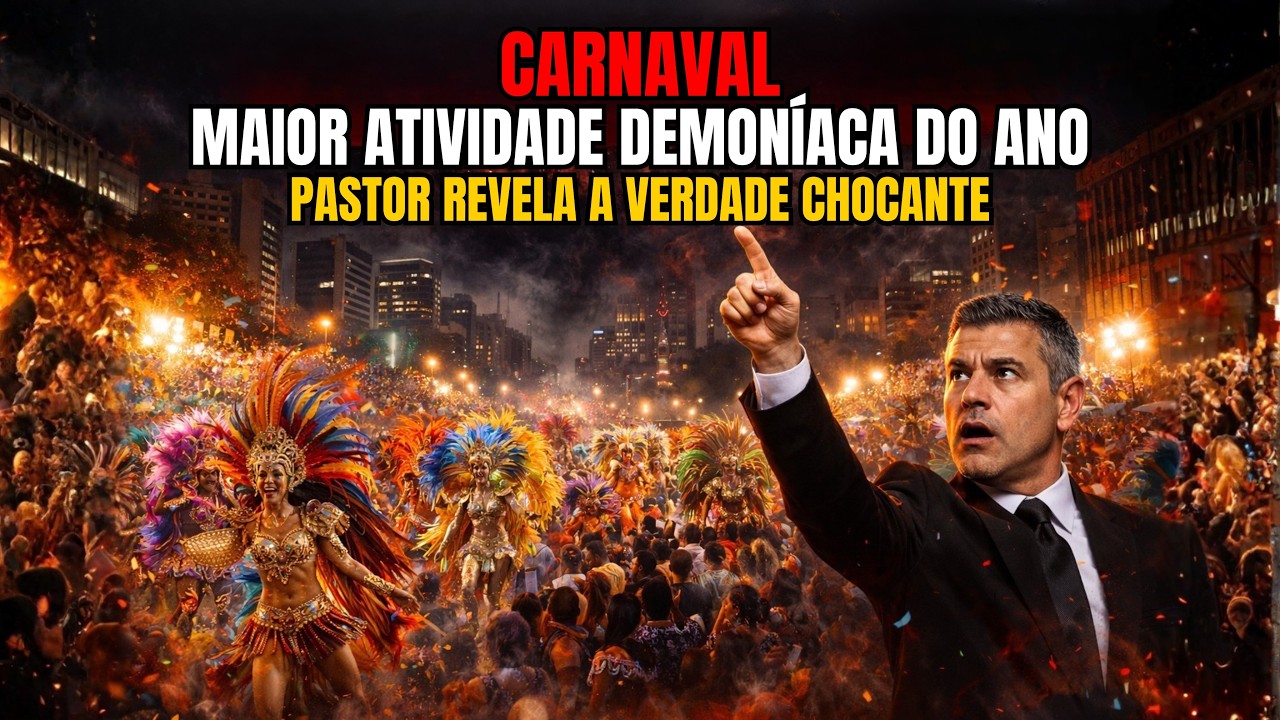 PASTOR FAZ ALERTA: CARNAVAL É O MÊS DE MAIOR ATIVIDADE DEMONÍACA NO MUNDO ESPIRITUAL.