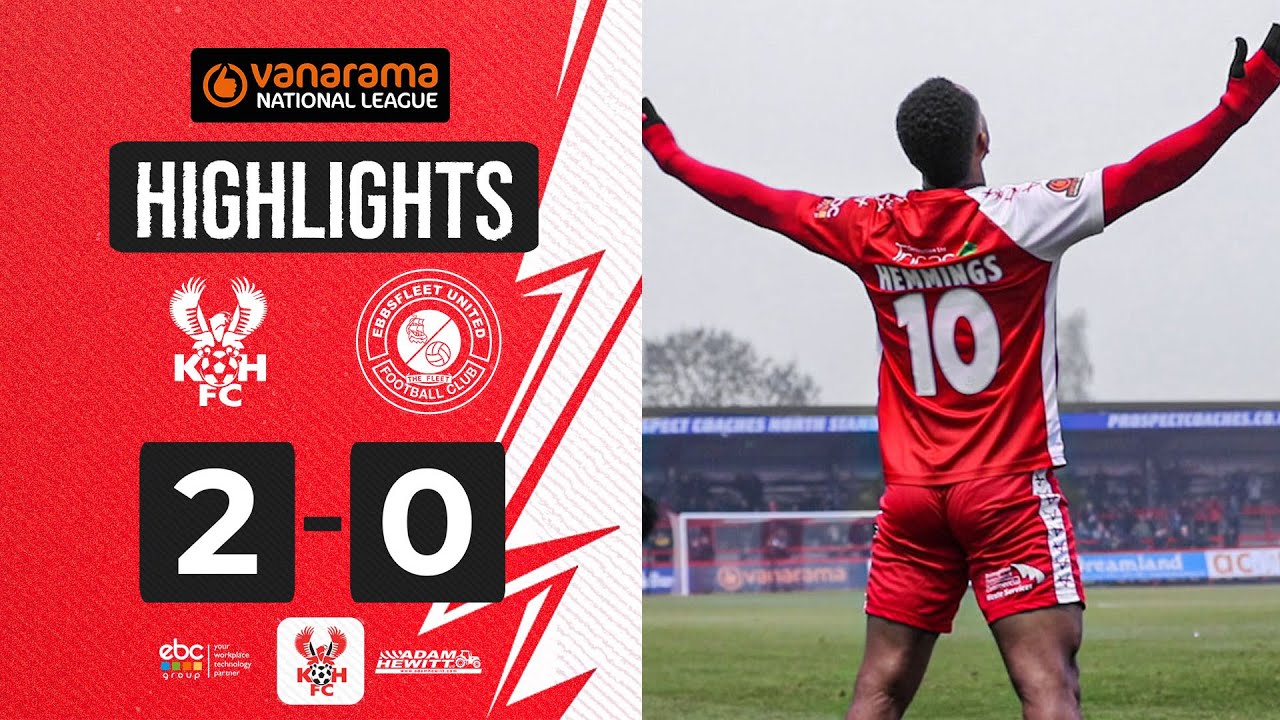 📺 HIGHLIGHTS | 2 Dec 23 | Harriers 2-0 Ebbsfleet United