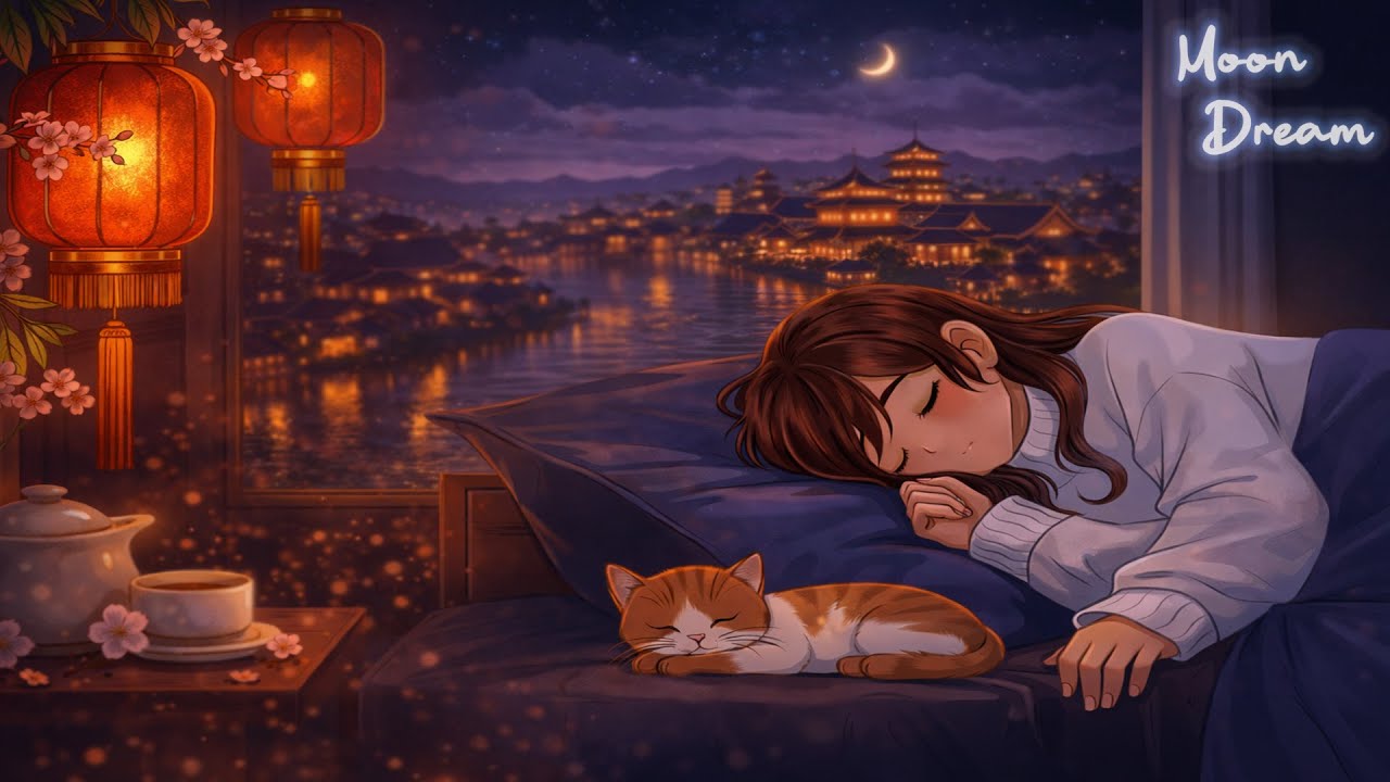 Chinese Lofi 🌸 | Peaceful Nights in the Far East