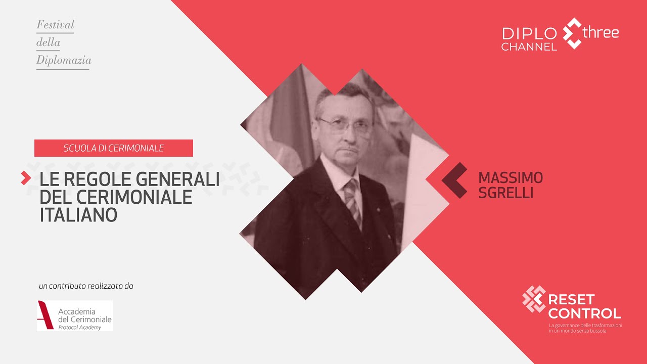 Le regole generali del cerimoniale