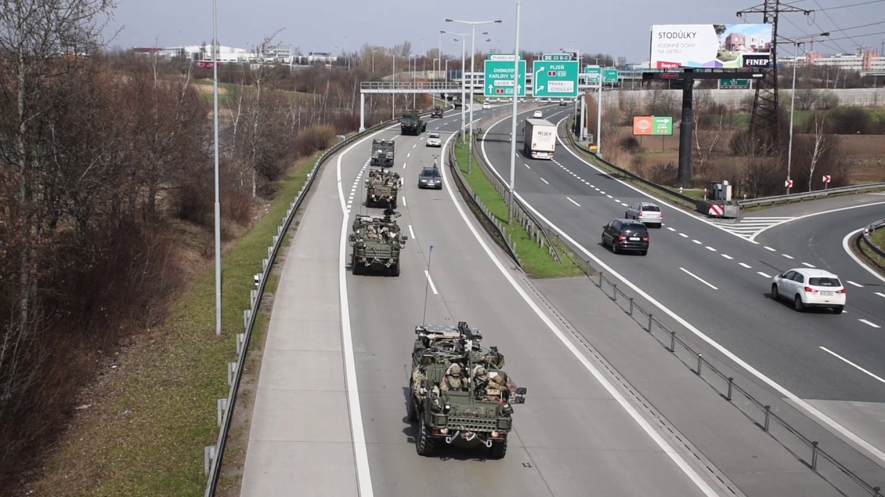 Týdeník Policie: Průjezd konvoje amerických vojáků po Pražském okruhu
