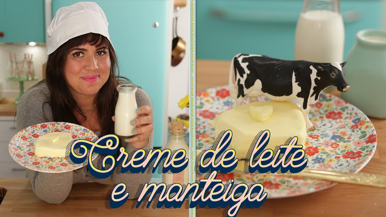 COMO FAZER CREME DE LEITE FRESCO E MANTEIGA CASEIRA