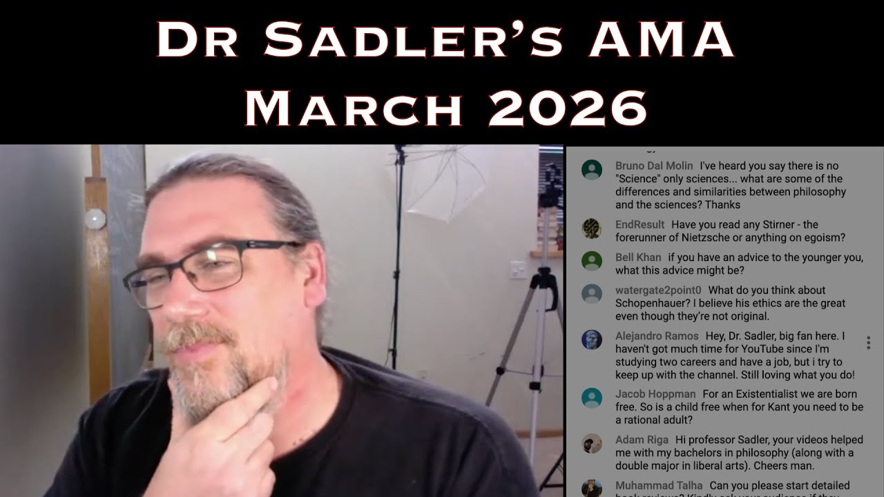 Dr Sadler's AMA (Ask Me Anything) Session - March 2026 - Underwritten By Patreon Supporters