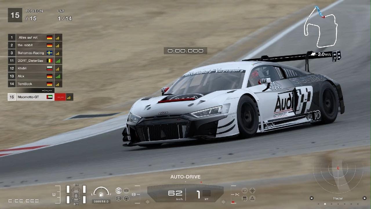 Gran Turismo 7 - Daily Race C - WeatherTech Laguna Seca - Audi R8 LMS Evo '19