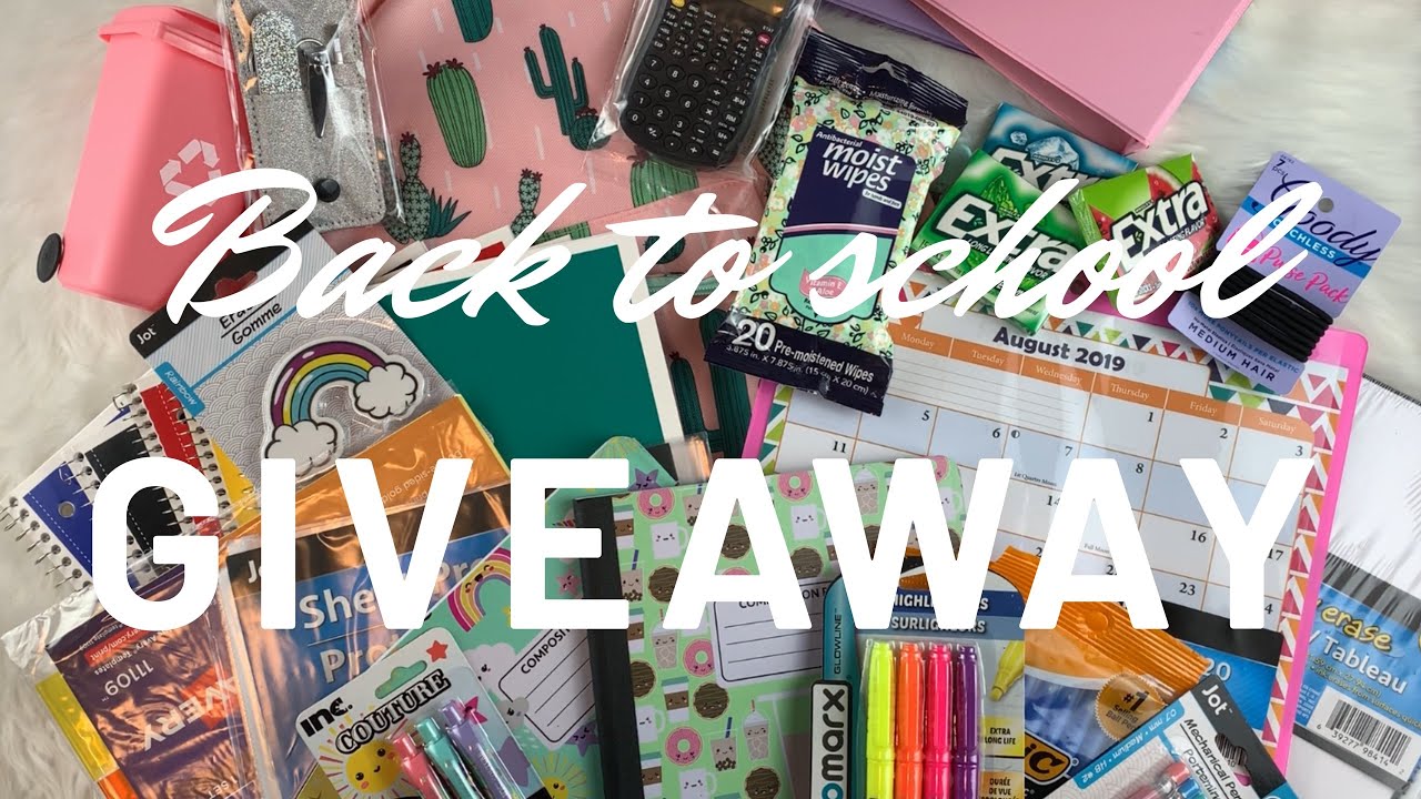 Back To School GIVEAWAY 2019 OPEN