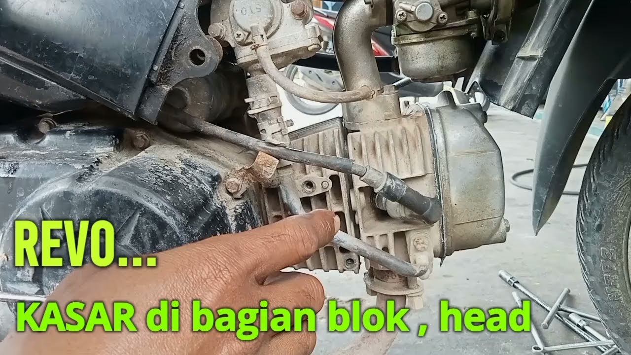 Suara KASAR di bagian blok head REVO  ini penyebab nya..