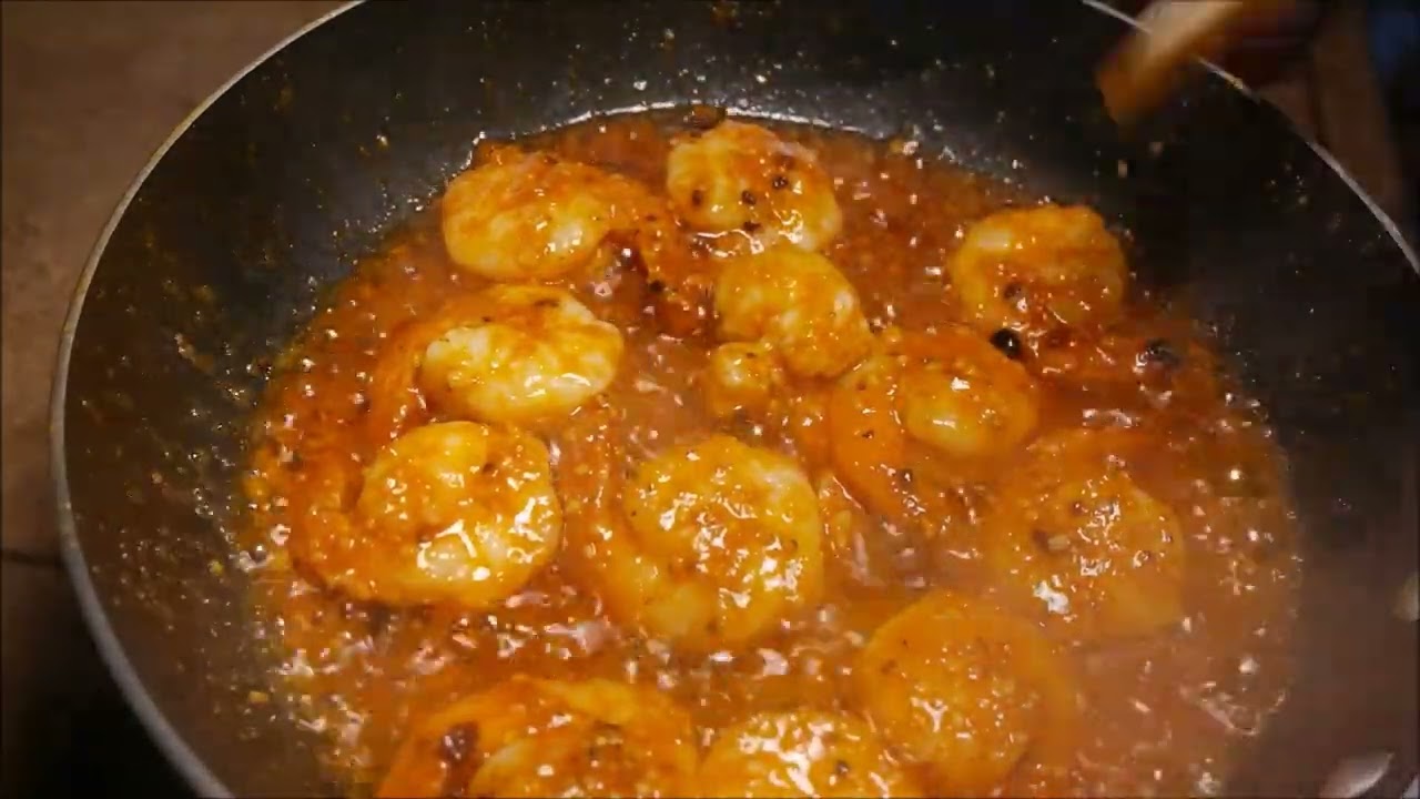 Spicy Garlic Shrimp w/ a Black Bean Twist