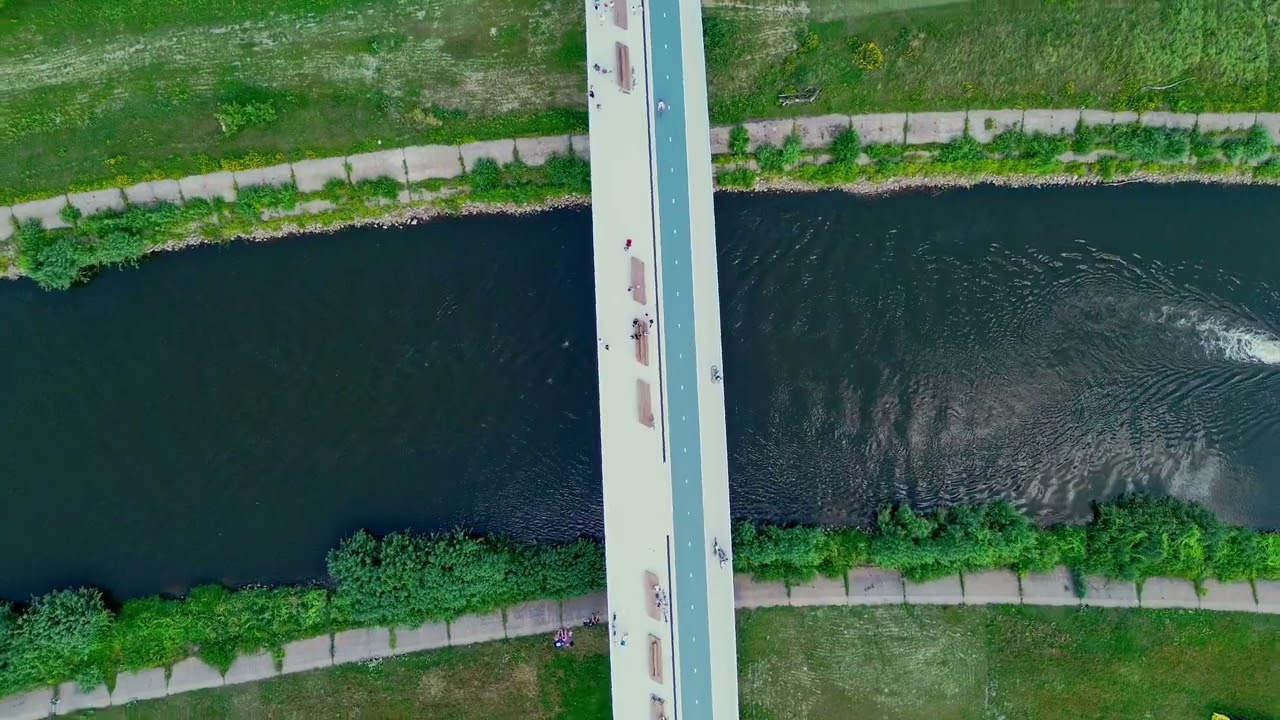 Mosty Berdychowskie w Poznaniu okiem drona | DJI mini 3