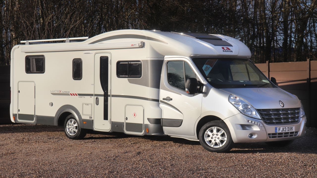 Walkaround video of a Adria Matrix supreme M687SL