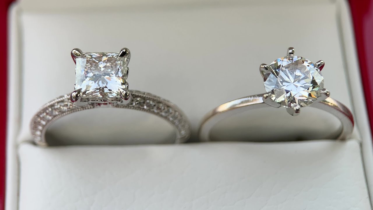 PRINCESS CUT vs. ROUND DIAMOND