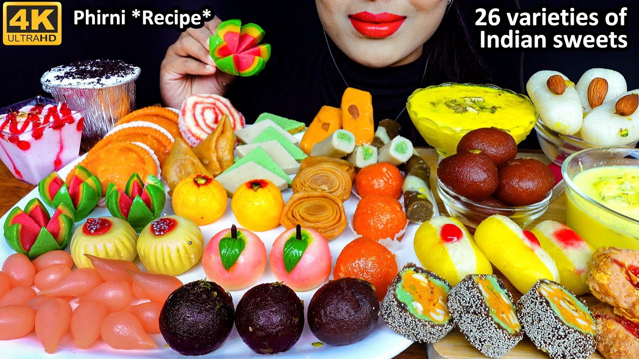ASMR INDIAN SWEETS KALA JAMUN,RASGULLA,GULAB JAMUN,RASMALAI,MITHAI INDIAN DESSERTS EATING VIDEO ASMR