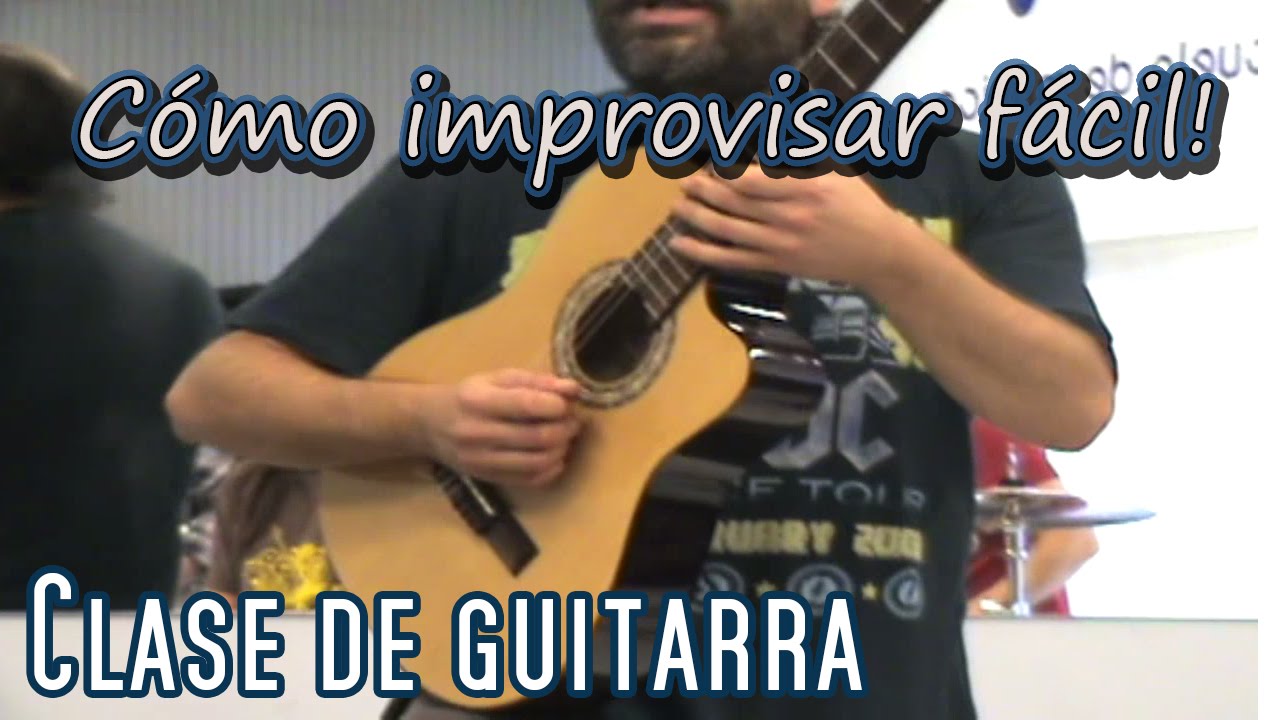 Como improvisar FACIL solos con tu guitarra en el Jazz y en cualquier estilo