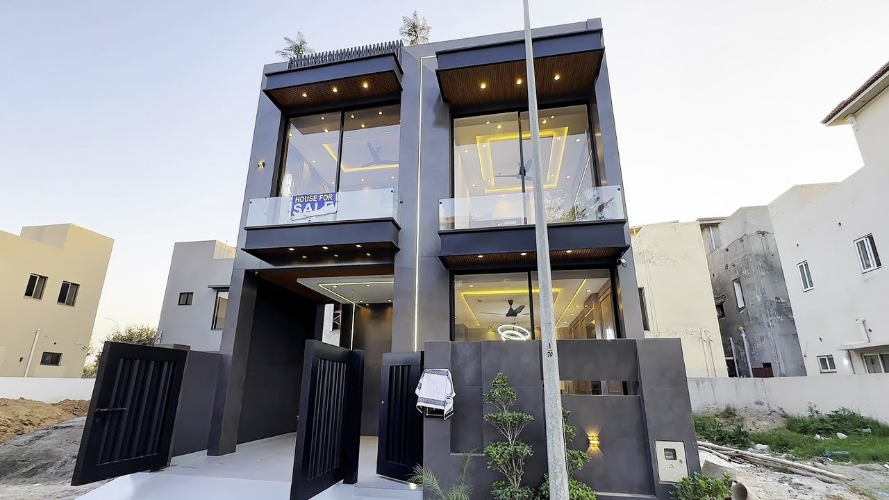 5  Marla  25' × 45' Beautiful House 🏠 with 4 Bedroom