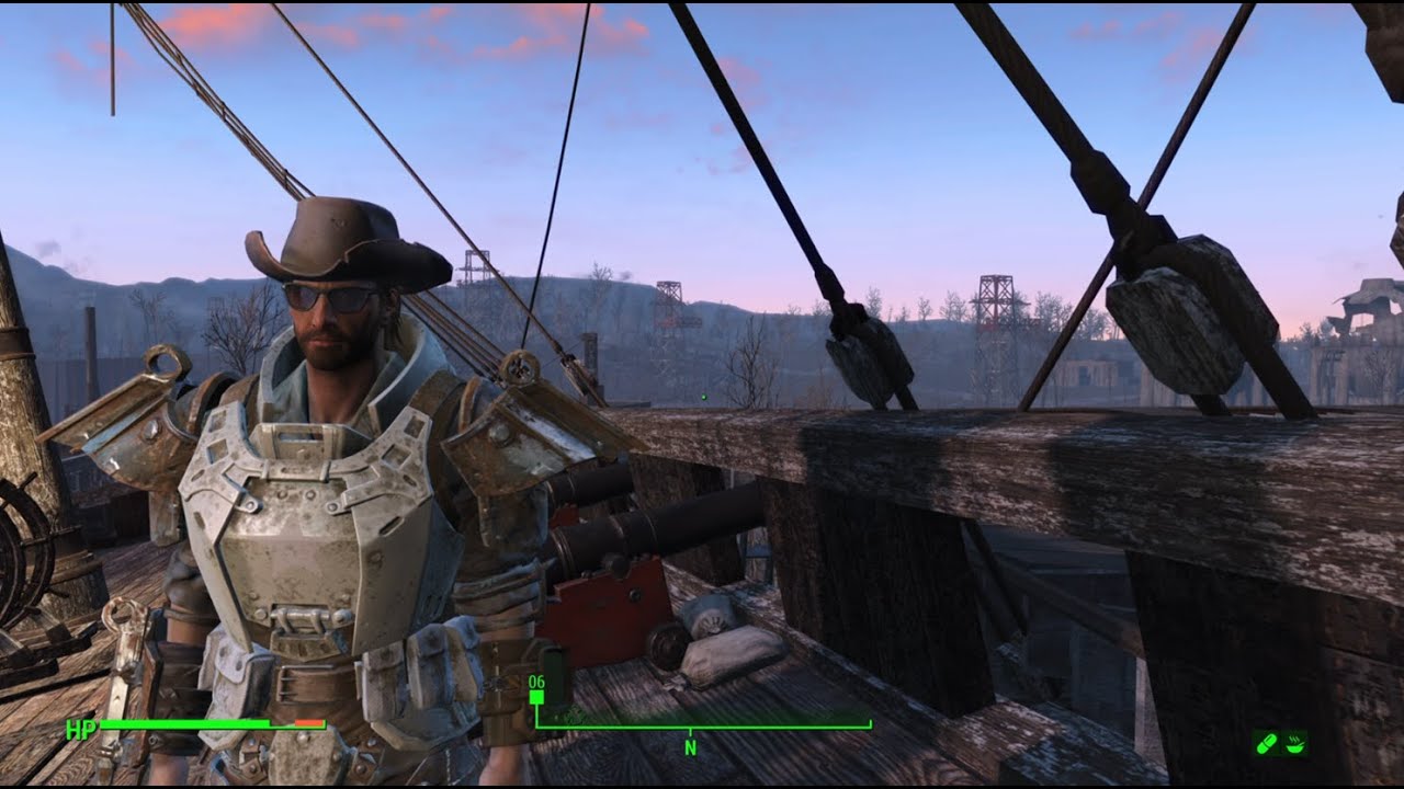 Fallout 4: USS Constitution and Poseiden Energy Turbine 18 F