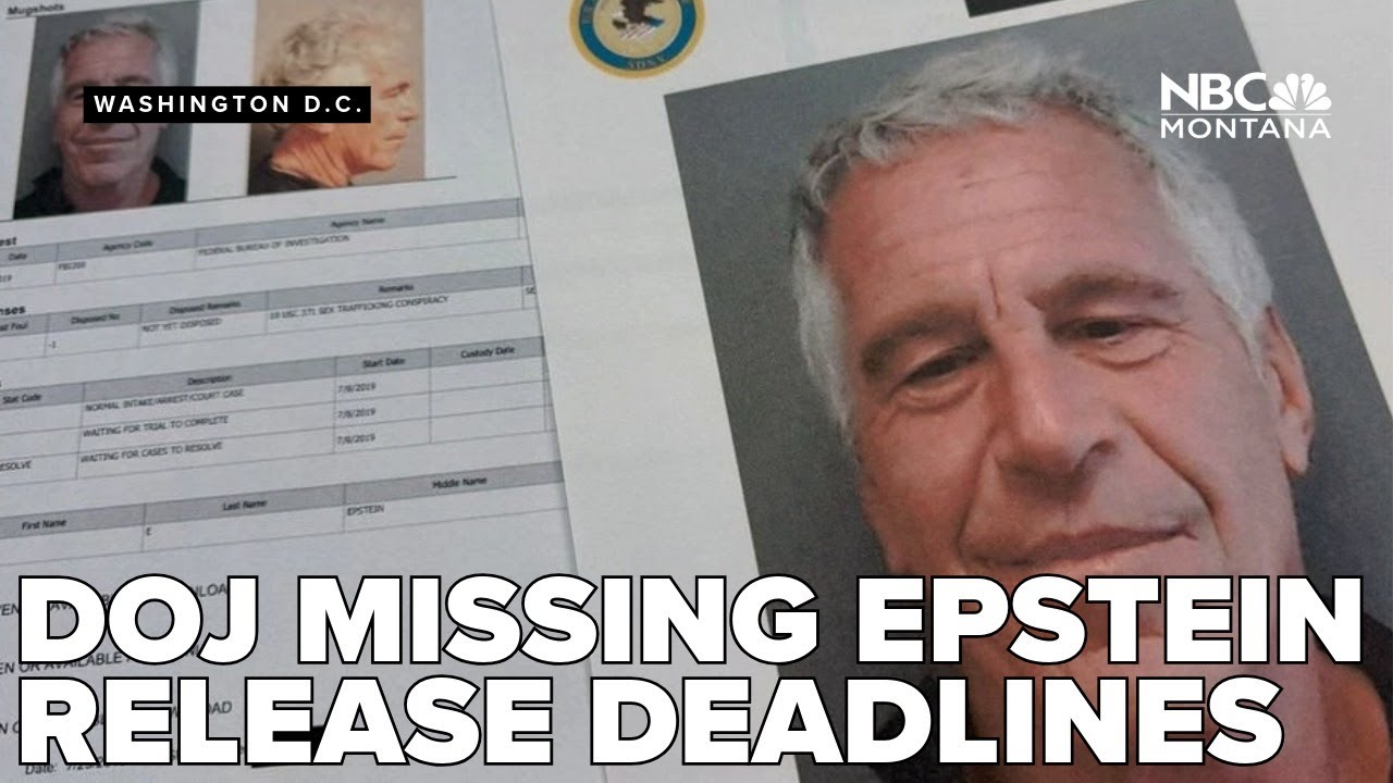 Department of Justice missing Epstein documents release deadlines
