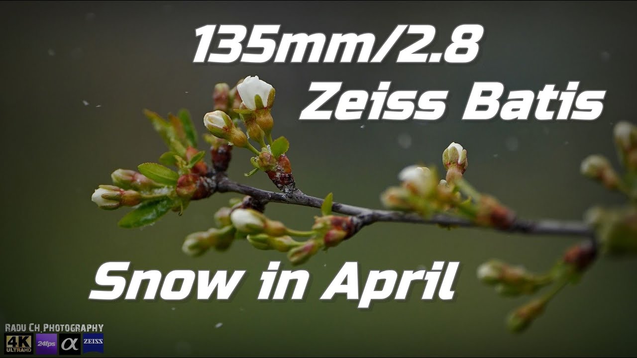 Snow in April  - Zeiss Batis 135/2.8 - slow mo scenes