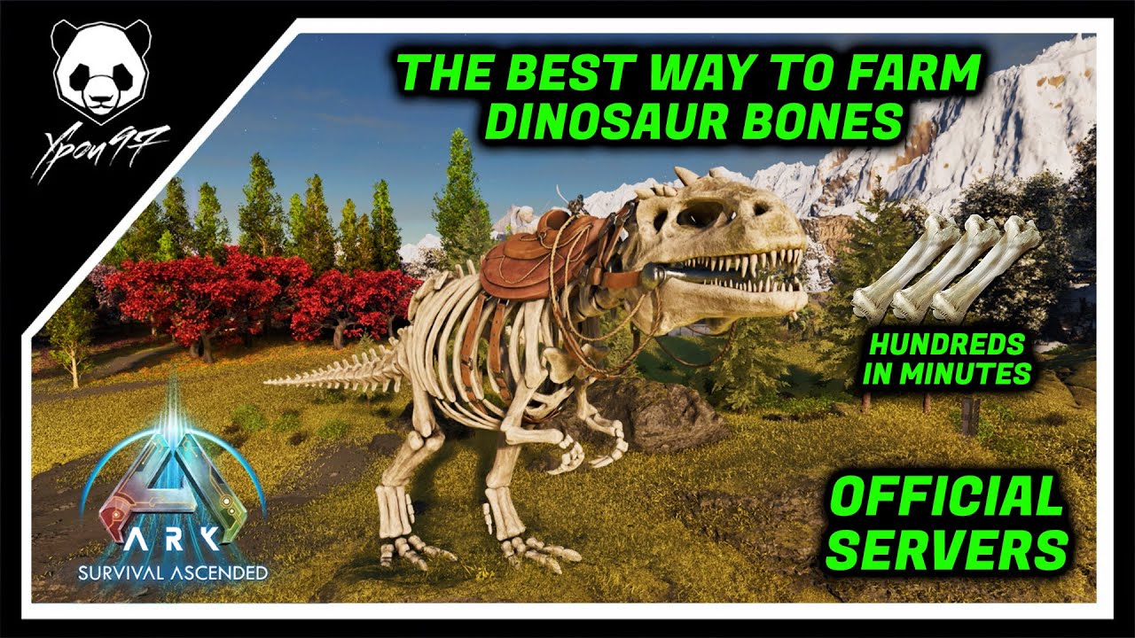 Лучшее место для фермы костей динозавров для события FEAR ASCENDED | ARK: Survival Ascended
