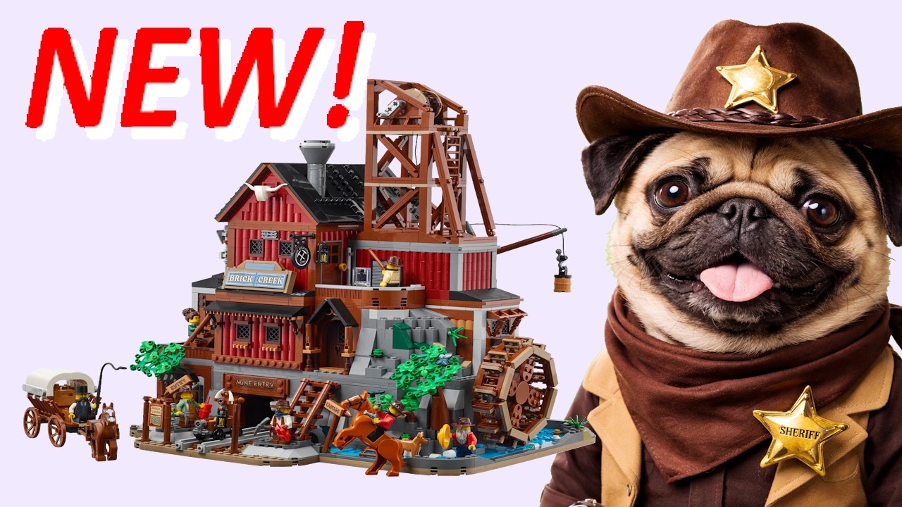 LIVE: Lego Gold Mine Build Part 1
