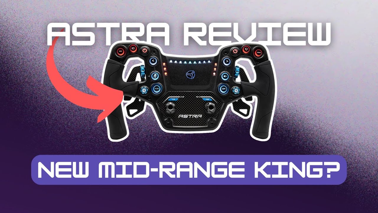 This Might Be the Best Lightweight Sim Racing Wheel | Cube Controls Astra Review