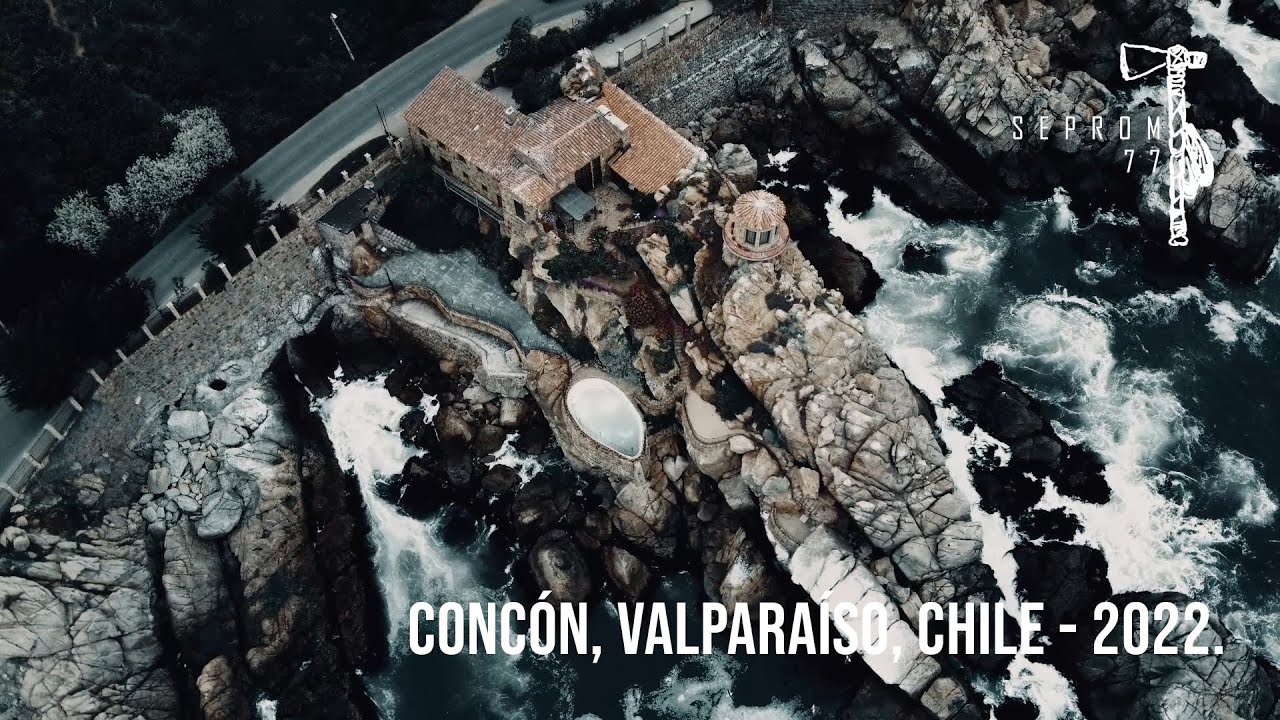 Conc&oacute;n, Valpara&iacute;so, Chile. 2022 - Drone 60FPS