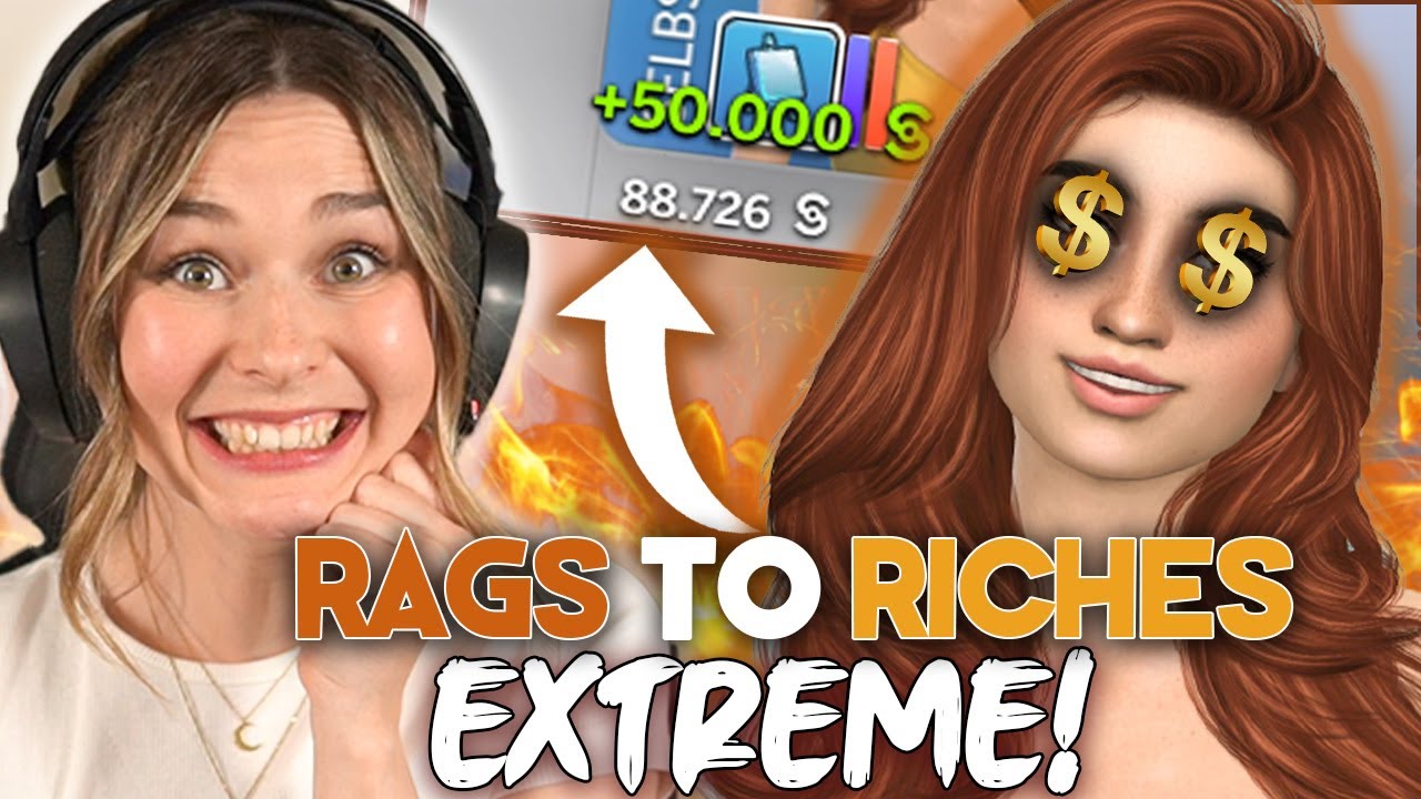 Ich spiele Sims 4, aber will einfach nur GELD! 🔥- Die Sims 4 Rags To Riches Speedrun 2 | simfinity