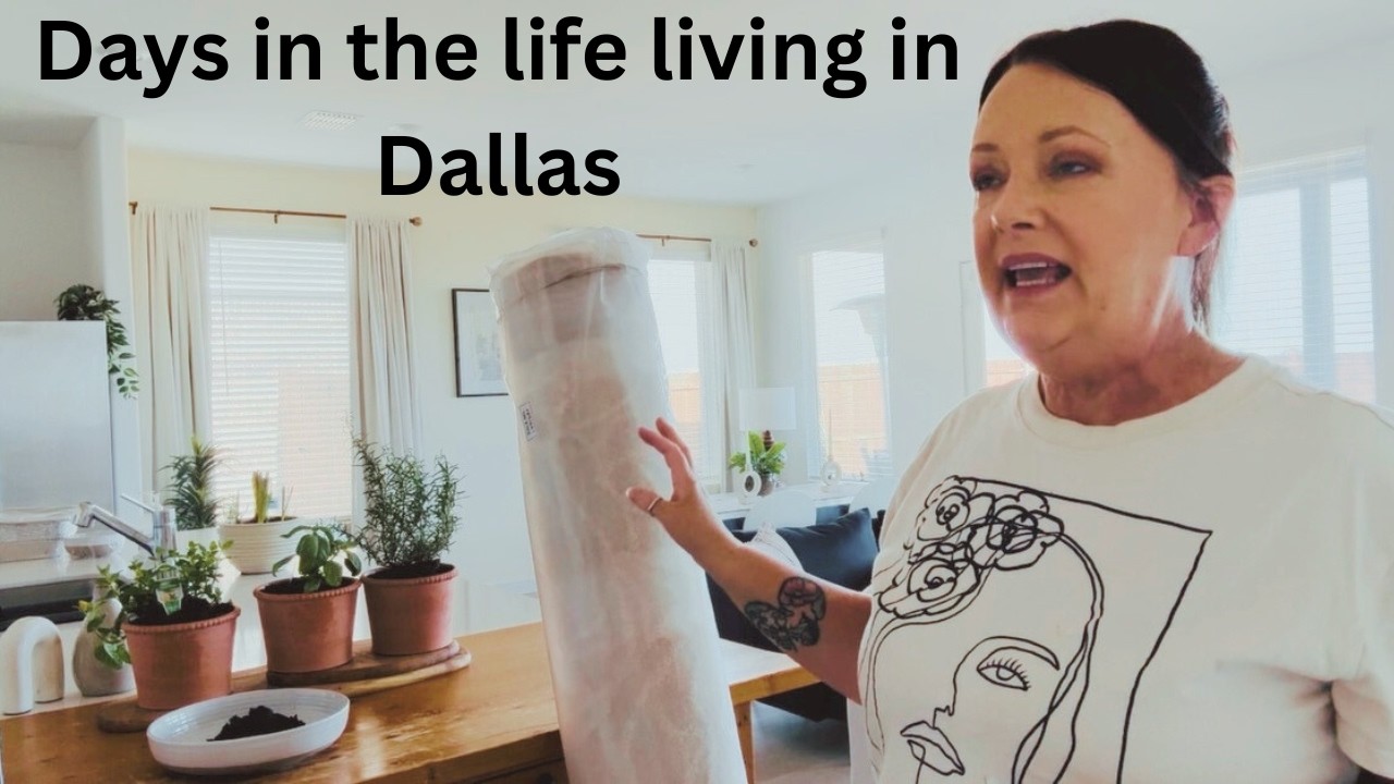 DAILY LIFE  IN DALLAS, TRYING A RAYSPACE PILATES BOARD, COOKING, DECORATING AND SHOPPING THIS WEEK